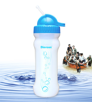 救援用便携式净水瓶 PB01-05 湖水蓝
