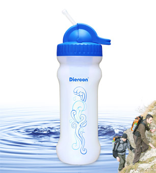户外探险用便携式净水瓶 PB01-01 宝石蓝