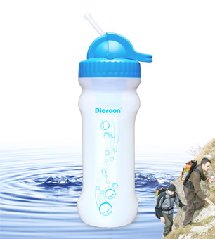 户外探险用便携式净水瓶 PB01-05 湖水蓝