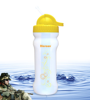 军用便携式净水瓶 PB02-03 日光黄